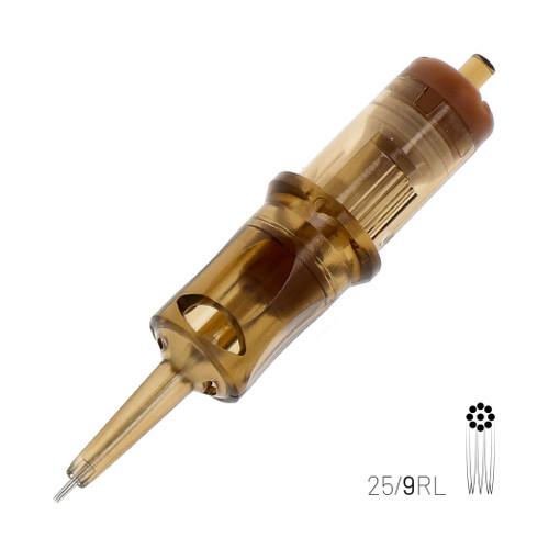 Kwadron CARTRIDGES HYBRID Bug Pin 9RL #25 Box 20