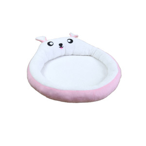 Color: Pink, Size: S - Pet plush mat