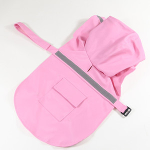 Color: Pink, Size: SM - Waterproof Reflective Raincoat