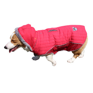 Color: Red, Size: 3XL - Removable Ca P To Thicken Pet Clothes