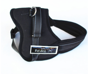 Color: Black, Size: XL - Dog Reflective Harness Vest