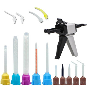 Color: Beige, Ships From: CN - 50 pieces/batch of dental mixed head printing materials, laboratory 