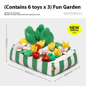 Color: Le Sniff Garden - Dog Sniffing Mat Hiding Food Sniffing Blanket