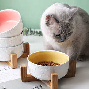 Color: Blue - cat bowl dog bowl water bowl ceramic bowl