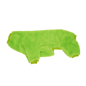 Color: Fluorescent Green, Size: L - Sausage Dog AutumnWinter Warm Thick Bottom Coat Thick Four Legg