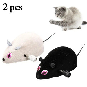 Color: Silver, Size: M - RC Toy Wireless Winding Mechanism Mouse Cat Toy For Cat Dog Pet Trick Play