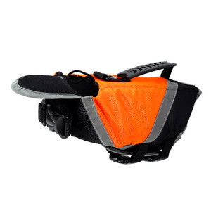 Color: orange, Size: XL - Summer pet life jacket in the large dog swimming vest Amazon swimming wat