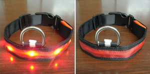 Color: Pink, Size: M, style: Rechargeable - Pomeranian Husky Small And Medium-Sized Big Dog Smlxl L