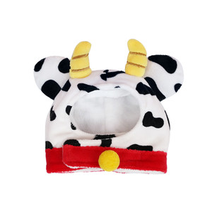 Color: Headgear, Size: large - Cow Cloak Cat Clothes Four Seasons Warm Cat Cloak