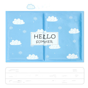 style: H, Size: XL - Pet Cool Pad Soft Ice Pad Bag Cushion