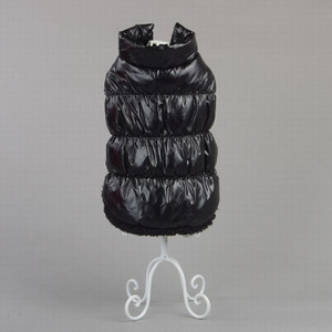 Color: Black, Size: XS - Warm Winter Puppy Teddy Clothes Pet Waistcoat And Cat Clothes