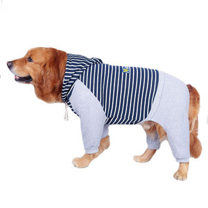 Color: Red, Size: 30 - Big Dog Autumn And Winter Four-legged Medium And Large Dog Golden Retriever