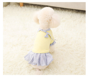 Color: Yellow, Size: L - Dog Clothes Thin Style Small Dog Pet Trendy Autumn And Winter Clothes