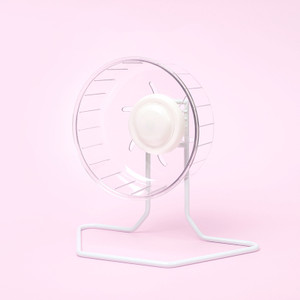 Size: 27cm without bracket - Big Running Wheel Hamster Golden Silk Bear Hedgehog Running Wheel