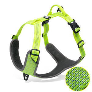 Color: Fluorescent green, Size: M - Chest protection explosion-proof punching strap