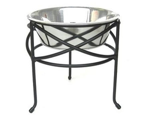 Mesh Elevated Dog Bowl Small