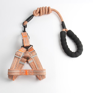 Color: Orange, Size: 1.2m - Pet Chest traction rope