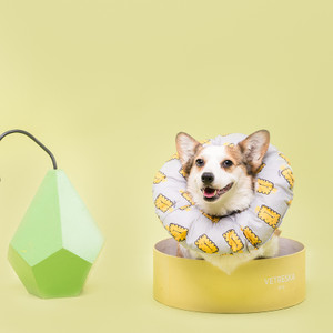 Color: Cookies, Size: L - Dog cat bib head circle