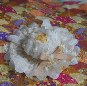 Color: White, Size: L - Pet Hat Headdress Straw Hat Cat Dog Dog