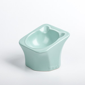 Style: 6Style - Fashion cat ear shape flat face pet cat bowl