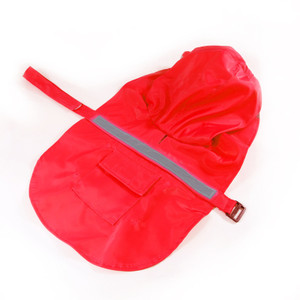 Color: Red, Size: SM - Waterproof Reflective Raincoat