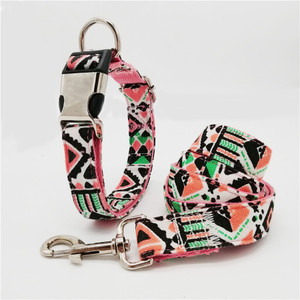 Color: Pink, Size: L - Pet collar