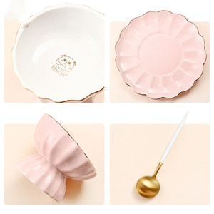 Color: Spoon - The cat bowl and the crockery