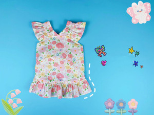 Color: Pink, Size: XL - Fashion Simple Pet Floral Flower Skirt