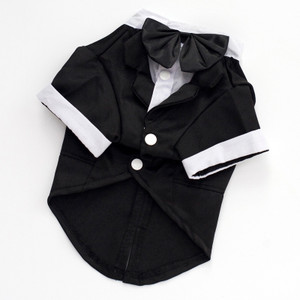 Size: M, Color: Black - Wedding Suit pet clothes