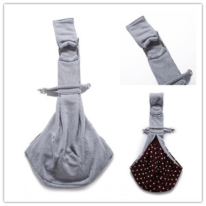 style: Grey adjustable - Pet Bag One-shoulder Pet Bag Skew Spanner Bag Breathable Dog Bag