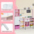 2-in-1 Double-sided Kids Kitchen and Market with Realistic Light and Sound