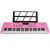 61 Keys Digital Music Electronic Keyboard Electric Musical Piano Instrument Kids Learning Keyboard w/ Stand Microphone 