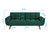 New Design Velvet Sofa Furniture Adjustable Backrest Easily Assembles Loveseat