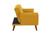 New Design Velvet Sofa Furniture Adjustable Backrest Easily Assembles Loveseat