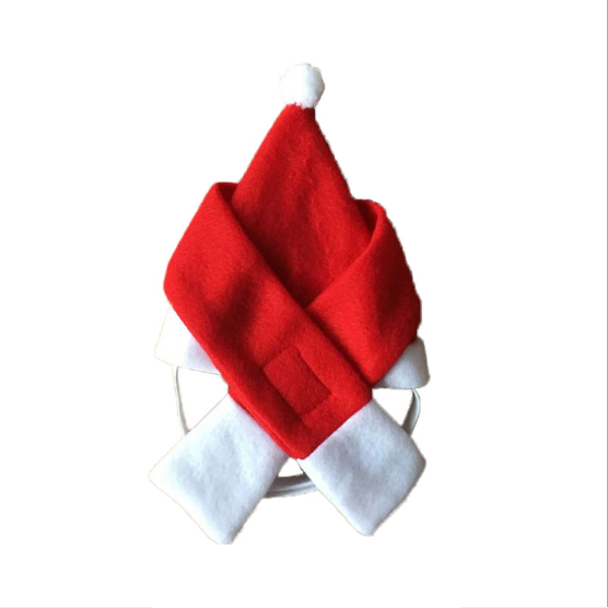 Style: E, Size: L - Dog Hat Dog Scarf Christmas Suit Pet Handsome Christmas Costume