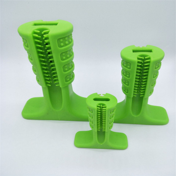 Color: Green, Size: Small dog toothbrush - Amazon Hot Sale Hot Sale Dog Toothbrush Dog Supplies Mol