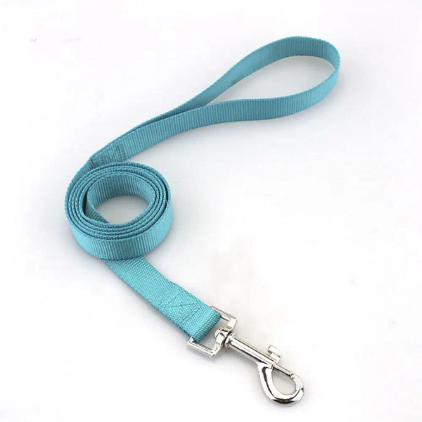 Color: Rose Red, Size: M - Strong Durable Dog Training Leash Lightweight Soft Convertible Pet Tract