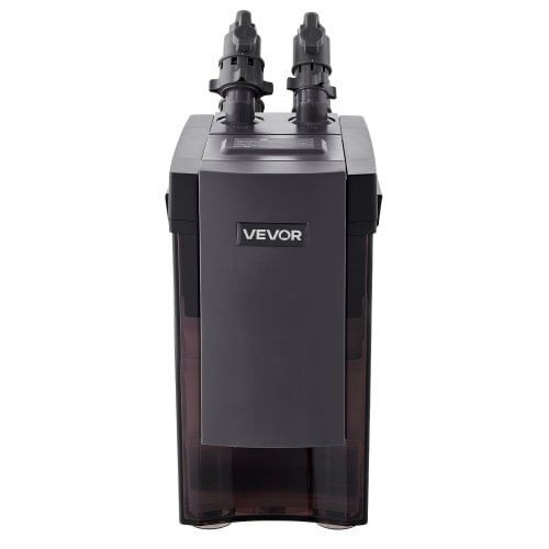 396GPH Canister Filter, 4-Stage External Aquarium Filter with Powerful Pump, Water Circulation Clea
