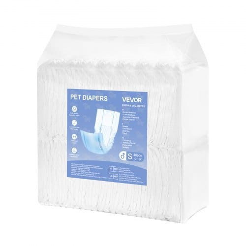 Disposable Male Dog Diapers, Super Absorbent Male Dog Wraps, 360 ?° Leak-Proof Belly Bands with Wet