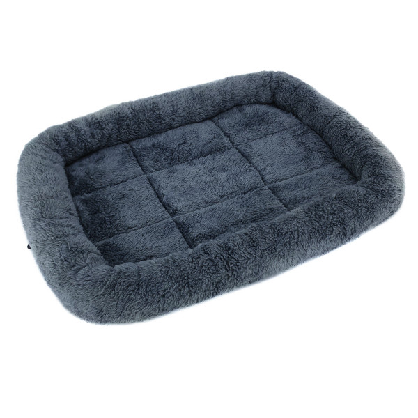 Color: Dark Grey, Size: S - Pet nest dog mat