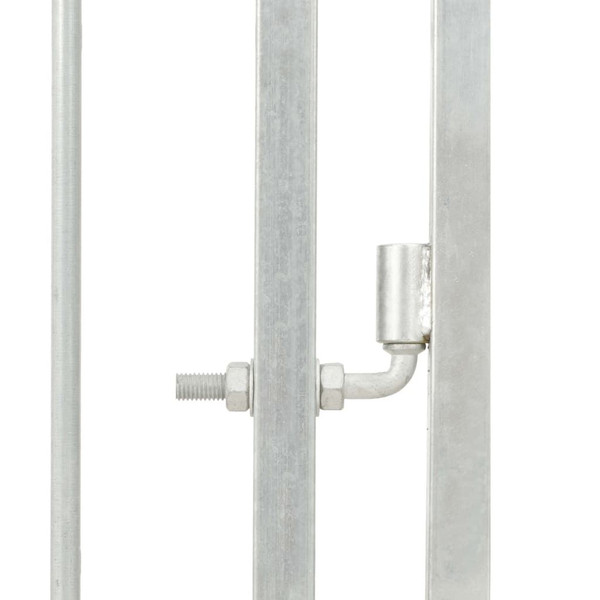 Dog Kennel Silver Steel 78.7 in x 157.5 in x 39.4 in Dog Kennel