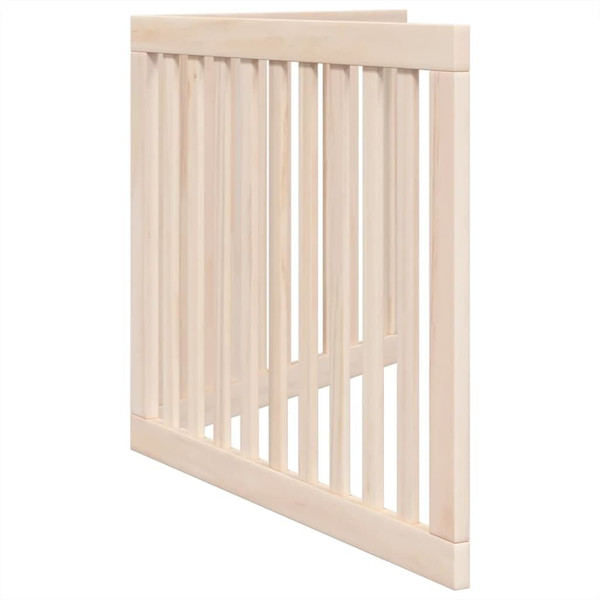 Dog Gate Set of 2 Natural Solid Poplar wood