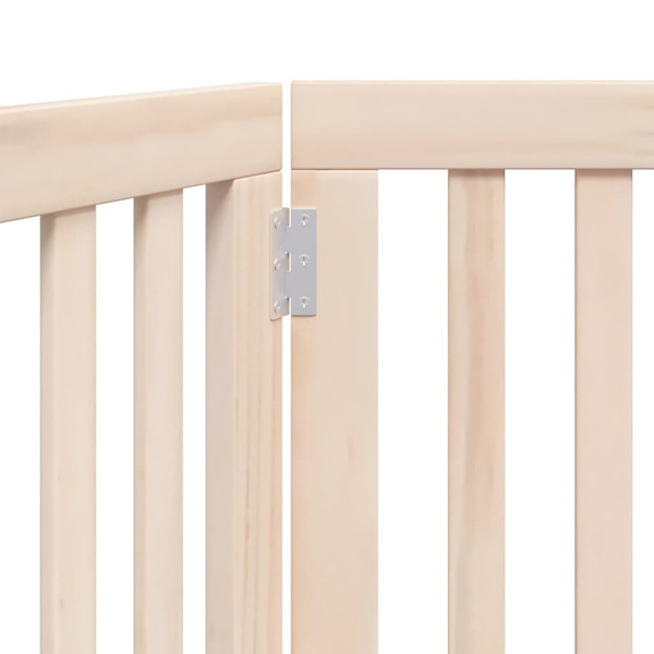 Dog Gate Set of 2 Natural Solid Poplar wood