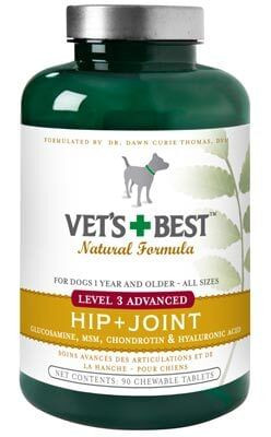 Vet S Best Level 3 Advanced Hip and Joint Dog Supplement 90 Tablets
