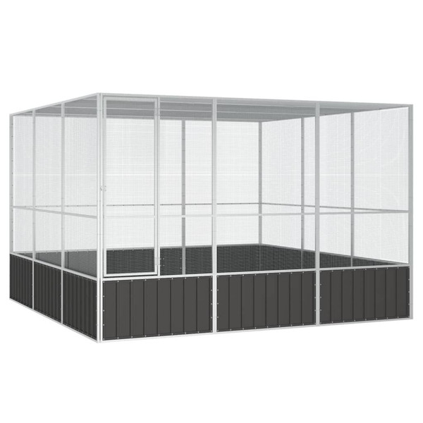 Bird Cage Anthracite Galvanized Steel Large Bird Cage