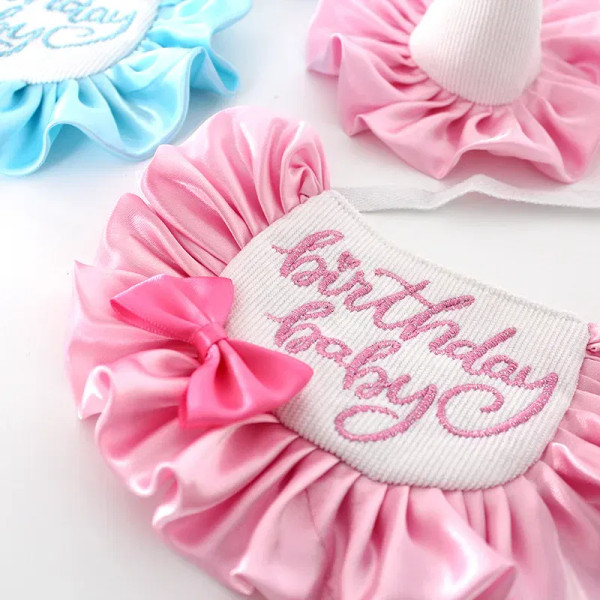 Color: Green, Ships From: CHINA - Pet Dog Birthday Party Dress hat Caps and Scarf Cute Hat Bib Cat 