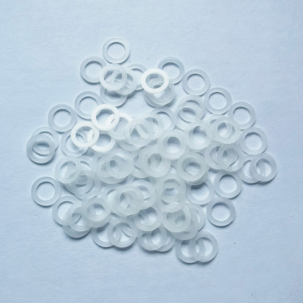Size: S - 6*4mm 7*4mm 7*5mm pet hair Scissors parts pvc washers