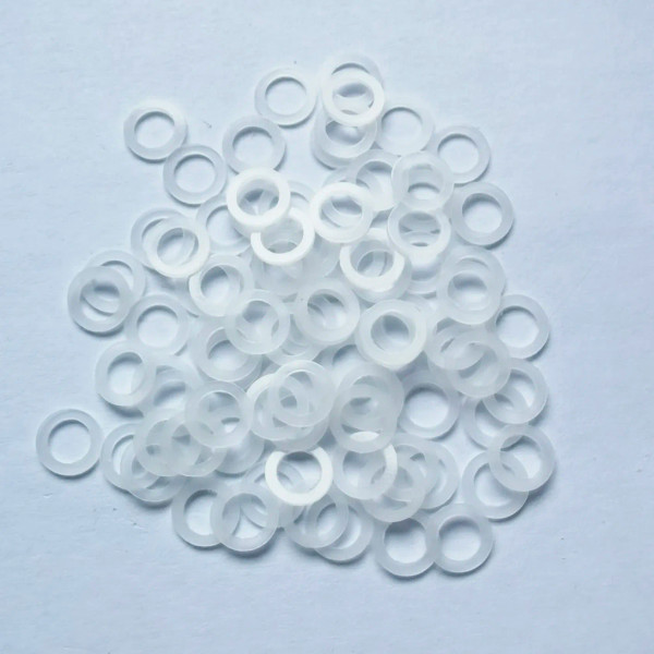 Size: S - 6*4mm 7*4mm 7*5mm pet hair Scissors parts pvc washers