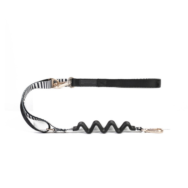 Size: Leash, Color: Black - Adjust collar traction