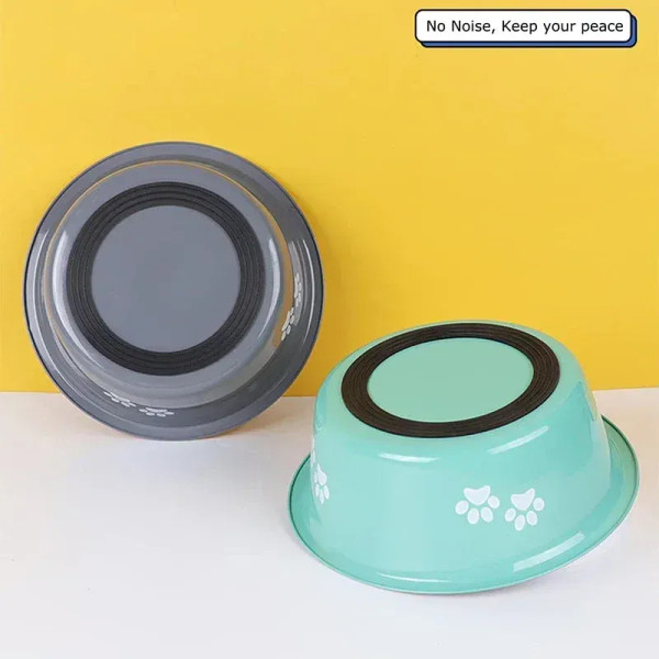 Color: black, Size: M - Non-slip Dog Bowls For Small Medium Large Dog Feeder Bowls And Drinkers Sta